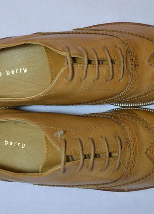Р.40 "mint&berry",германия, натуральная кожа! элитные,комфортные,дышащие туфли ботинки!6 фото