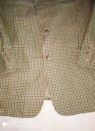 Мужской шерстяной пиджак в клетку /шерстяной пиджак в клетку10 фото