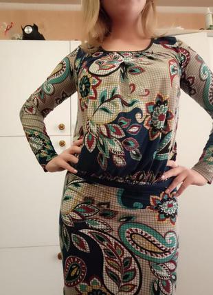 Теплое платье