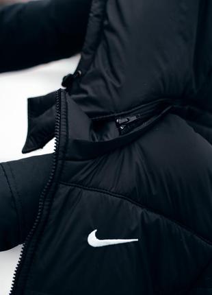 Куртка на зиму до - 25 мужская черная nike5 фото