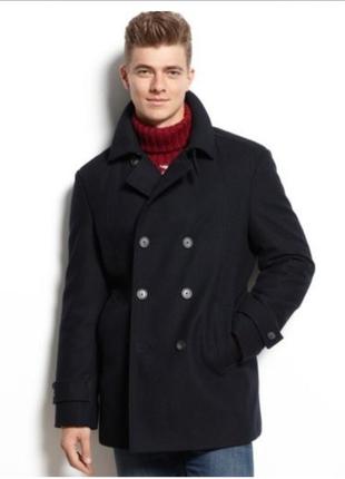 Tommy hilfiger шикарное мужское пальто tommy, шерстяное пальто, пальто теплое, шерсть
