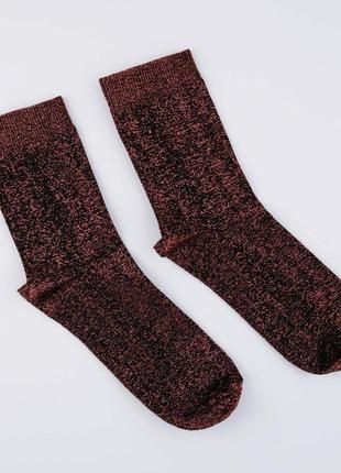 Носки люрекс sox  dark cooper  dust