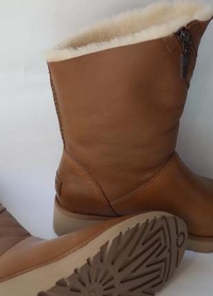 Ugg натуральные новые кожанные ботинки сапоги 36 35 оригинал2 фото