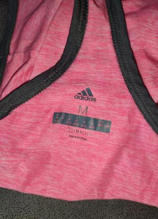 Майка adidas hi5 logo tank real pink4 фото