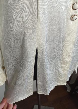 Вінтажна шикарна блузка з коміром винтвж ретро6 фото