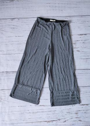 Вільні укорочені брюки від zara1 фото