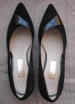 Gabor (37) замшевые туфли женские2 фото