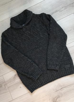 Детский свитер пуловер с воротником rebel by primark