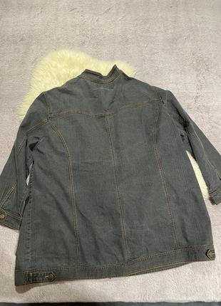 Dollywood 👍офигенная джинсовая куртка овэрсайз-или куртка ветровка большой размер4 фото