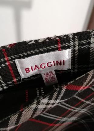 Вінтажна стильна спідниця в клітинку biaggini3 фото