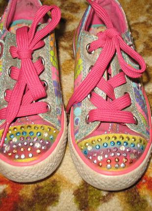 Мигающие кроссовки skechers