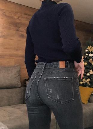 Щільний гольф в рубчик, водолазка, кофта new look 4