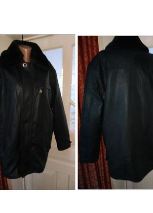 Мужская кожанка на меху.