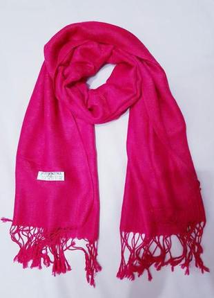 Pashmina палантин большой шарф пашмина натуральный шелк кашемир2 фото