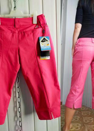 Капрі шорти, бриджі нові adidas climalite, 6, рожевого кольору3 фото