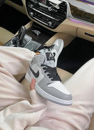 Кросівки nike jordan 1 grey кросівки 10