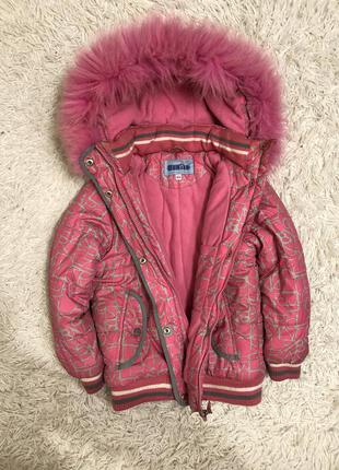 Куртка зимняя на девочку 6-7 лет2 фото