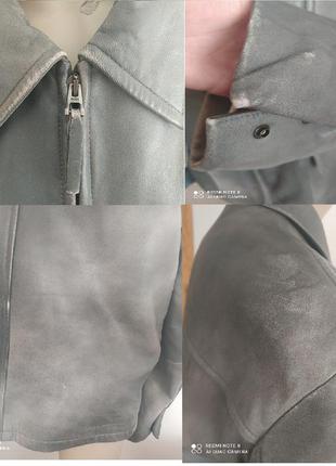 Мужская кожаная куртка hugo boss оригинал размер указан 54, но маломерит. подойдет на 50-52.6 фото