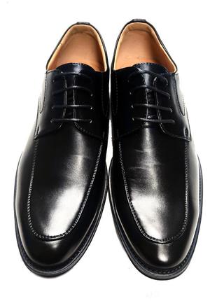 Нові чорні класичні чоловічі туфлі johes land (27см.)