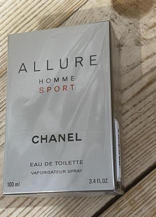 Chanel allure homme sport, 100 мл, туалетна вода