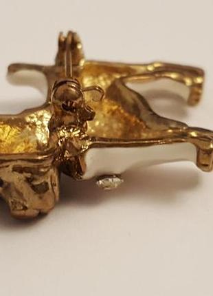 Брошка "собачка " 7