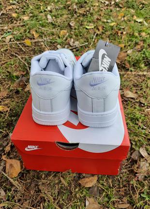 Жіночі кросівки nike air force white 1 07 one / форси найк аїр білі низькі2 фото