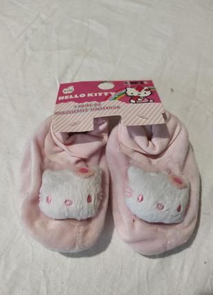 Пинетки hello kitty 6-12 мес