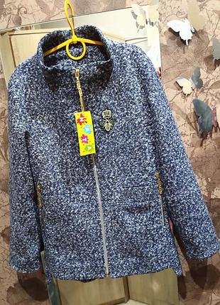 Роскошное буклированое пальто  букле