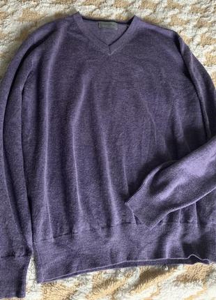 Шикарный джемпер шерсть лавандового цвета christian berg m2 фото