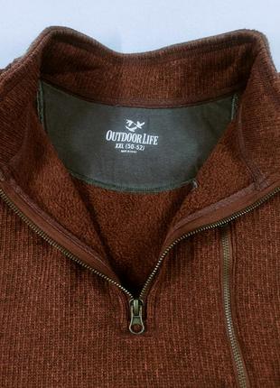 Outdoor life свитера  с воротником на молнии и нагрудным карманом.2 фото