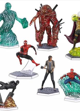 Уцінка - ігровий набір фігурок делюкс - людина-павук далеко від дому, дісней оригінал