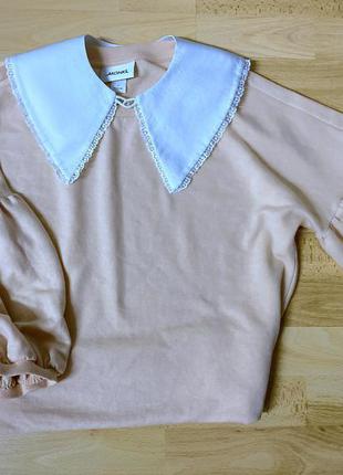 Базовый свитер оверсайз светр базовий отложной воротник свитер в корейском стиле