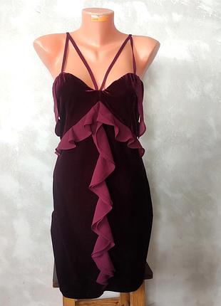 Шикарное бархатное платье millie mackintosh.