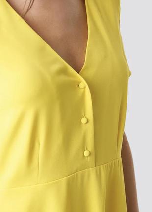 Распродажа! легкое платье персикового цвета шифон сарафан4 фото