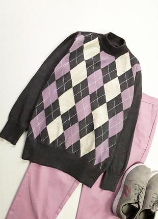 Свитер с ромбами от sixth sense