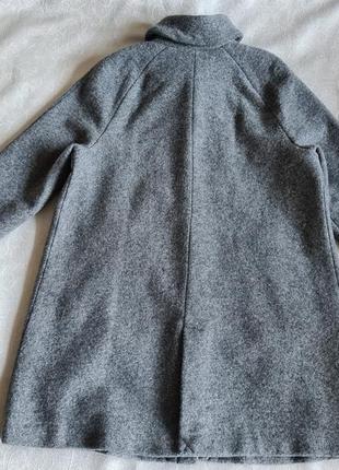 ✅ ✅ ✅  женское шерстяное серое пальто  оверсайз  woolmark5 фото