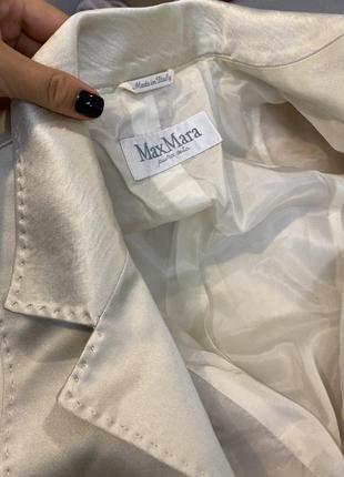 Шовковий пиджак max mara пиджак белый шёлковый белый пиджак max mara піджак шовковий max mara білий піджак2 фото