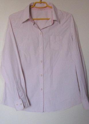 Розпродаж сорочок 50-120 грн!!! сорочка в рожеву смужку