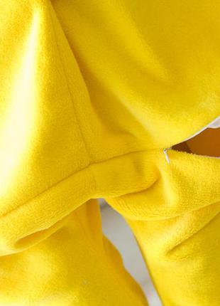 Кигуруми пижама цельная желтый тигр пижамка женская плюшевая теплая5 фото