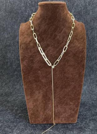 Ланцюжок трансформер зі стразами напилення 18к4 фото