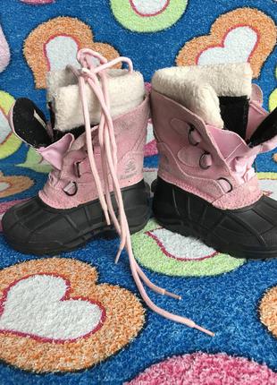 Зимові ботінки, снігоступи, черевики, сапоги kamik 25 (14,3 см)4 фото