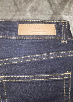 Шорты короткие джинсовые темно-синие женские,размер евро 34 (42размер) от amisu5 фото