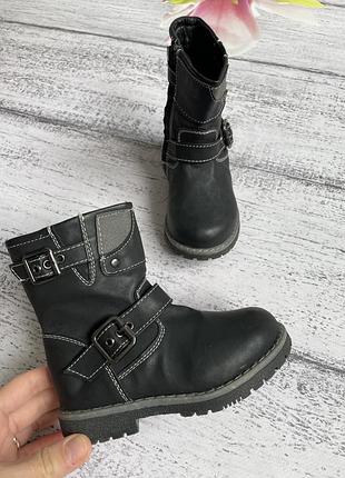 Круті демі черевики чоботи на флісі gemo розмір 25{устілка 16см}