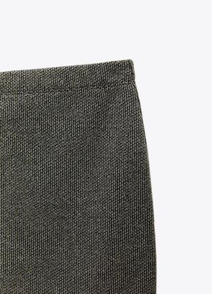 Zara юбка из жаккардовой ткани4 фото