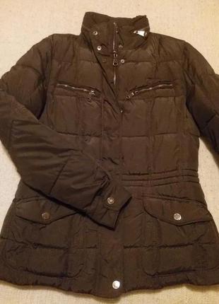 Фирменная зимняя куртка пуховик geox respira. оригинал, сша!