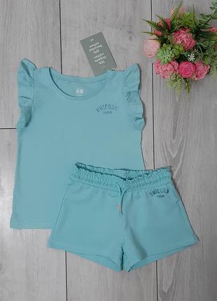 Комплект для девочки н&amp;м размер 98/104