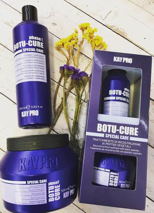Серія для відновлення волосся botu cure від kay pro
