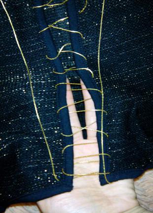 Классный свитер спинка шнуровка цепочкой.4 фото
