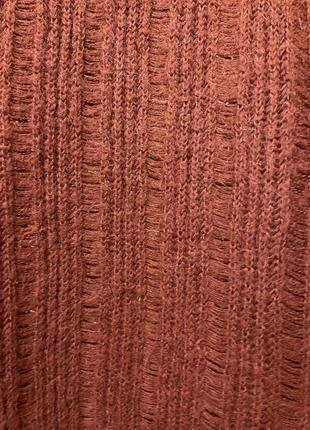 Очень красивый и стильный брендовый вязаный свитер-оверсайз.5 фото