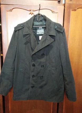 Плащ тренч мужской черный ltb